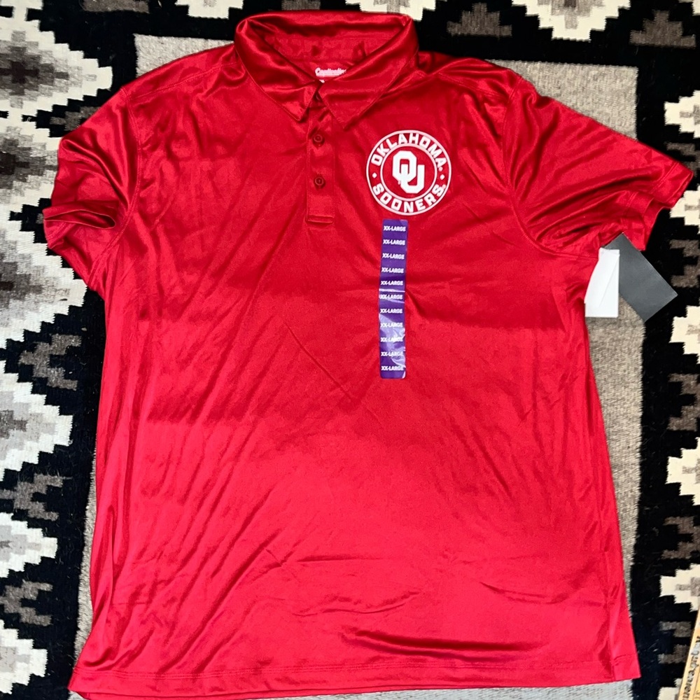 Captivating Okalahoma University OU Polo Size XXL